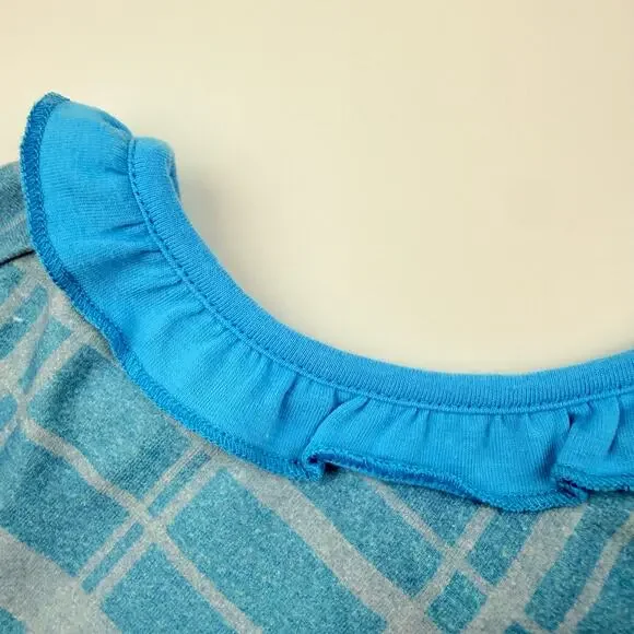 Elizabeth Cate Blue Grid Dress - Picture 2 of 5